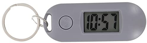 Toddmomy Zubehör Schlüsselanhänger Taschenuhr Schlüsselanhänger Digitaluhr Kunststoff Hängeuhr Anhänger Für Elektronische Taschenuhr Grau Geschenke Für Frauen