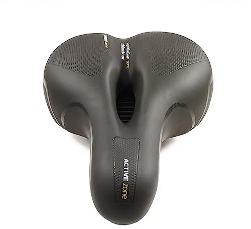 Bike Seat Fahrradsattel Gelb mit Ergonomisch Gel Komfort Bequemer Fahrrad Sattel für Mountain Bike MTB BMX Urban City Bike Scooter Road Cruiser Dreirad Rad Stuhl