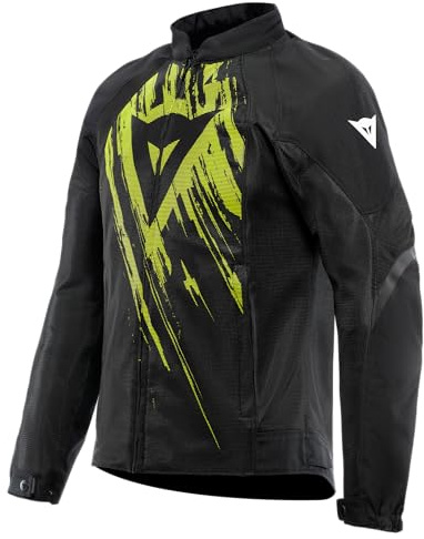 Dainese Herren Air Graphics Tex Jacket Sommer Motorradjacke, belüftet und leicht, mit weichen Protektoren an Schultern und Ellenbogen (1er Pack)