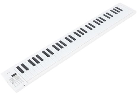Piano Plegable 61 Teclas Teclado Portátil con Grabación y Reproducción Juguete Musical Electrónico para Principiantes Estudiantes