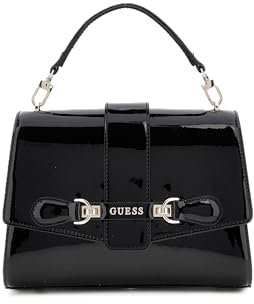 GUESS Nolana Top Handle Flap Bag Black