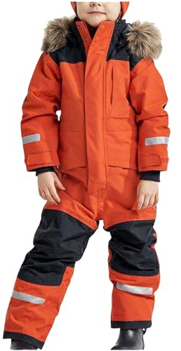 Mono de nieve Cloud Kids – Traje de nieve ajustable, de una pieza, costuras impermeables, niñas y niños, para lluvia, esquí e invierno. 1 – 15 años
