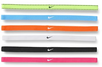 Nike Flex Classic 6PK Bandeau pour homme Volt/Vivid Pink/White One Size