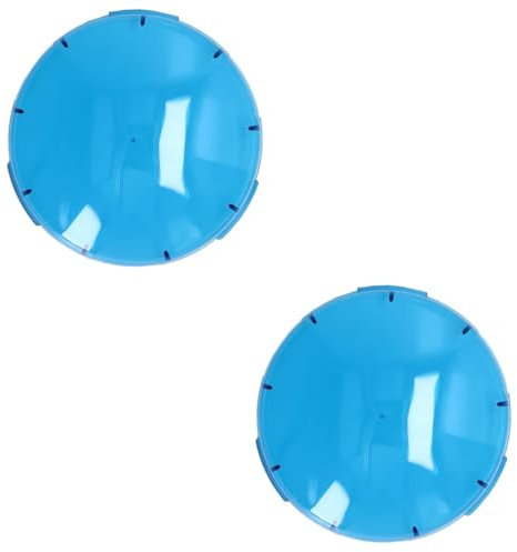 BESPORTBLE 2st Schwimmbadbeleuchtung Teil Weißglühend Brunnen Aufblasbarer Pool Aquarium Licht Unterwasser-led-licht Teichlicht Luft Poollicht Nebel Scheinwerfer Abdeckung Blue PVC