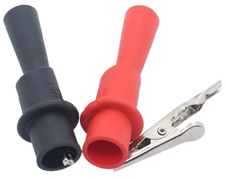 Paire De Tests Isolés - Paire De Clips À Pince Électrique | Pince D'alligator Pour Les Tests De Circuit | Clip De Test De Crocodile Pour Outil Multimètre | Clips De Sonde Durable Pour La Réparation Él