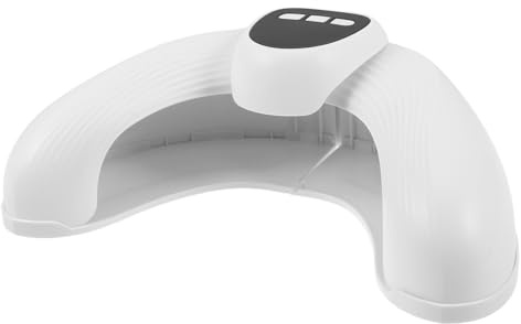 VICASKY Uv LED Nageltrockner U Förmig mit Dual Beleuchtung Schwarzfärbung Schutz Automatischer Sensor Schnelles Gel Nageltrocknen Hautschonend Ausziehbar für Zuhause und Salongebrauch