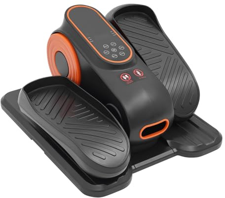 Beintrainer für Zuhause Untertisch Pedaltrainer mit Fernbedienung 12 Geschwindigkeit,Manueller/Automatischer Modus,Vorwärts & Rückwärts,Elektrischer Mini Heimtrainer Fitnessgerät