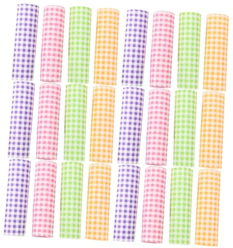 Gadpiparty 400 pièces Lot Papier Cuisson Carreaux Colorés Imperméable et Anti-graisse pour Emballage Aliments Burgers Sandwichs Pâtisseries