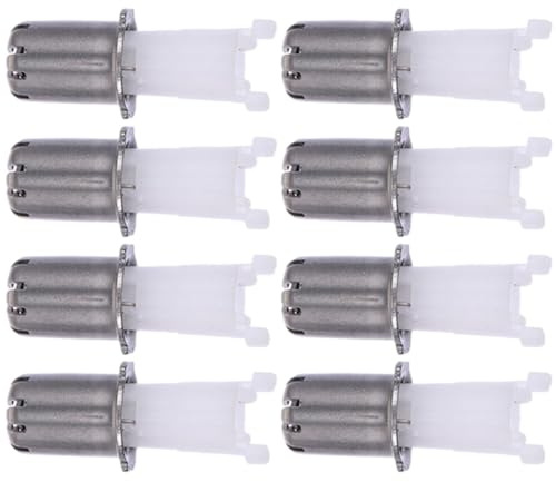 Piezas Cabezales Acero para 8 Nariz de Cortapelos Eléctricos | Repuesto Desmontable, ABS y Metal, para Cejas y Zona Bikini, Color Plata, Uso Práctico Multiuso