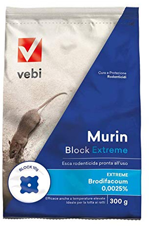VEBI MURIN BLOCK EXTREME PER RATTI E TOPI