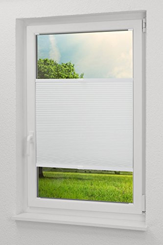 LYSEL - Qualitätswabenplissee Tageslicht reinweiß - Wabenplissee in der Größe (Bx H) 110cm * 130cm