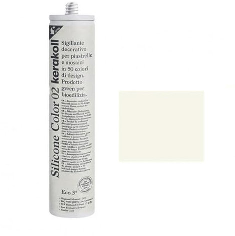KERAKOLL SILICONE COLOR - 02 Cartuccia da 310 ml di sigillante decorativo per piastrelle e mosaici