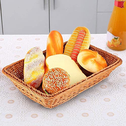 Cestini per la Tavola Intrecciati Cesta per Il Pane Portapane Cestino del Pane Frutta Conservazione Degli per Alimenti Bancone Cucina Famiglia