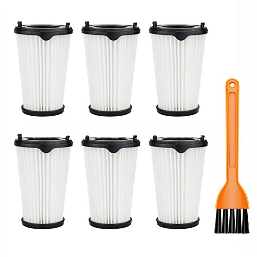 Staubsaugerfilter CX7 Filter für AEG, 6 Stück Ersatzfilter für AEG AEF150 CX7-2 Filter für AEF150, Staubsauger Filter Hepa Filter Ersatzfilter für AEG CX7 alle CX7-2 Modelle mit 1 Reinigungsbürste