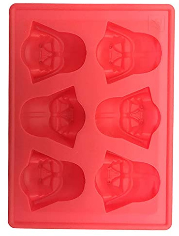 MYSUNBAR 1Pcs Silikon Star Wars Darth Vader Eiswürfel Backen-Schokoladen-Plätzchen-Form