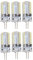 6 Bombillas GY6.35, 5 W CA 12 V, Bombillas LED Blancas Cálidas, Bombilla Halógena, 2700 a 3000 K, 6000 a 6500 K, 500 Lm para Lámparas Colgantes, Lámparas de Techo (Blanco puro)