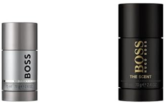 BOSS BOTTLED Deo-Stick & BOSS THE SCENT Deo Stick für Herren, orientalischer Duft mit Leder-Noten und Maninka-Frucht für verführerische Männer, 75ml
