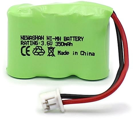 NEWASHAN Batterie Compatible avec Dogtra 150NCP 175NCP 200NCP 210NCP 280NCP 400NCP 600M 620 NCP 7000M Recepteur Receiver Collier Chien Canin de Dressage 350mAh 3,6V Rechargeable Ni-MH Piles Accu