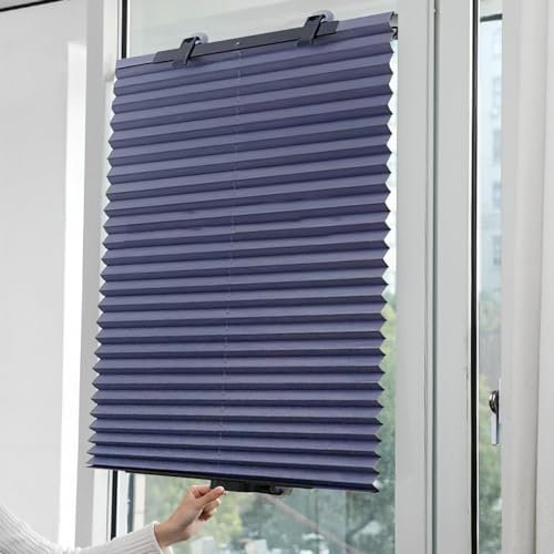 Saugnapf-Sonnenschutz-Rollos Für Fenster,Einziehbare Jalousien,Innen-Sonnenschutz-Rollos,Thermische Isolierung,Temporäre Vorhänge Für Schlafzimmer, Arbeitszimmer,46x120cm/18x47in