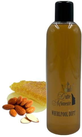 Dufte Momente | Whirlpool Duft 260ml | Honig - Mandel | mit naturreinen und natürlichen ätherischen Ölen | kein Schaum | vegan und ohne Tierversuche