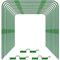 TTL Garden Vario 100 12 x sistema de túneles – Juego de 12 arcos de túnel, 106 x 108 cm de alto x 108 cm de ancho, 4 tamaños posibles, acero inoxidable, con revestimiento de plástico + 30 clips de