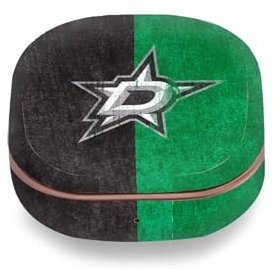 Head Case Designs Offizielle NHL Halb beunruhigt Dallas Stars Vinyl Haut Aufkleber Abziehbild Abdeckung kompatibel mit Buds Live/Buds Pro / Buds2
