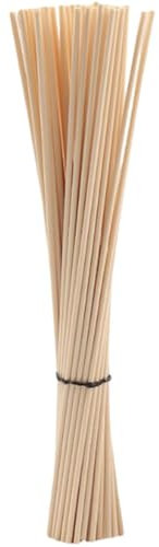 Aidqxbaoer 50 Pezzi Bastoncini Profumatori Fibra,Bastoncini Diffusore, Bastoncini Reed Diffusore, Bastoncini Fibra per Diffusore, per Spa Camera,casa,Ufficio(Naturale, Nero)