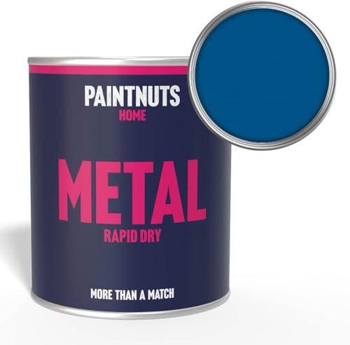 Paintnuts Dark Blue (RAL-5005) Rapid Dry Metal Paint, Matt Finish 250ml