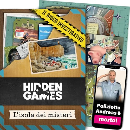 Hidden Games Luogo del Reato – L'isola dei misteri – Gioco investigativo