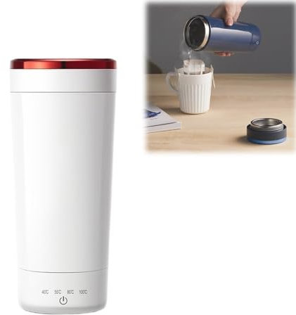 Hervidor eléctrico de viaje inalámbrico, Mini hervidor eléctrico portátil, Hervidor eléctrico portátil de 300 ml for viajes, Mini calentador de caldera de agua caliente de acero inoxidable 316, Hervid