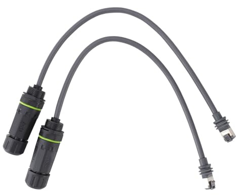 Câble Satellite vers connecteur Rj45, étanche 1200 Mbps avec câble Adaptateur de Fil de Terre Câble Satellite, Adaptateur Rj45 pour Satellite rectangulaire Gen3 V3