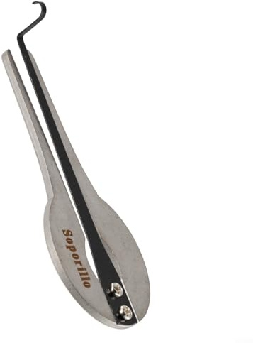 CWOQOCW Tragbare Maultrommel aus Edelstahl, Musikinstrument für Anfänger, 3 Größen erhältlich (kleine Größe)