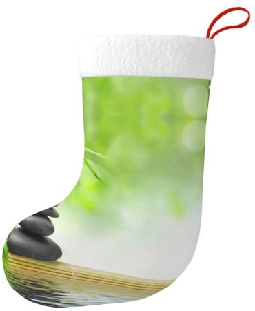 Hgbbdyyjj Stone Weihnachtsstrümpfe, personalisierbar, für Herren und Damen, Weihnachtsstrümpfe, weiches Polyester, dekorative Socken, Schwarz , Einheitsgröße
