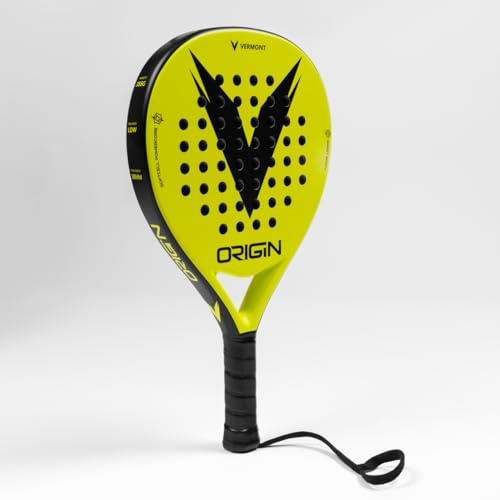 VERMONT Origin Padel Racket | Lightweight, Durable, & Precise Padel Tennis Racket - Perfect for Beginners & Players of All Ages (Senior (355g))