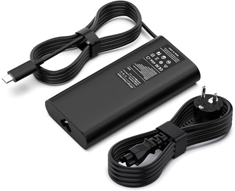 Chargeur USB C 90W pour Dell XPS 13 LA90PM170 Alimentation Type C | pour XPS 13 9350 9360 9370 9365 Precision 5550 5750 3550 3541 3540 Latitude 7400 7480 7370 7390 3500 3400 5400