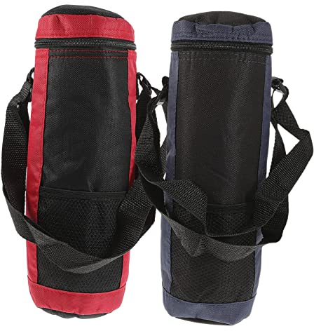 IWOWHERO Flaschentaschen-Set Isolierte Flaschentasche Thermotasche Für Flaschen Oxford-Stoff Reisefreundlich