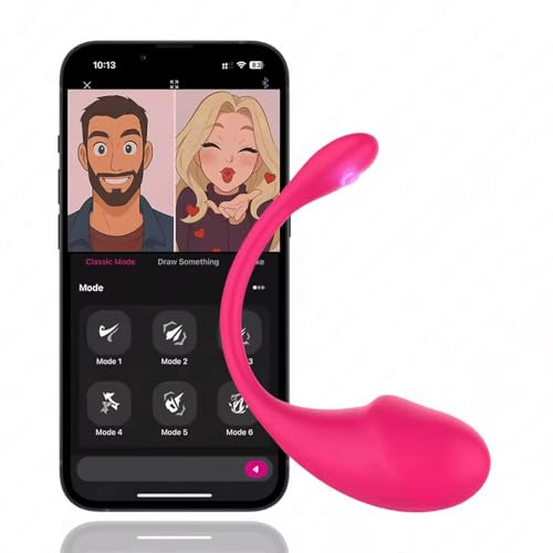 Wearable Egg Vibrators, Adult Toys for Couples Bullet Vibrator with 10 Vibrating Modes and APP Remote Control, Sex Toy Clitoral Stimulator Sex Toys for Men & Women, G Spot Vibrator Couples Sex Toys