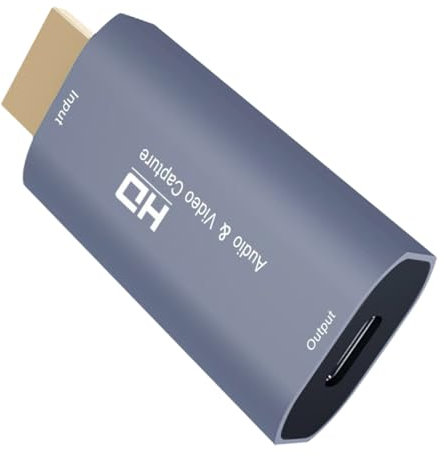 Tarjeta de captura de video portátil HDTV 1080P HDTV a grabadoras de video tipo C para zoom y transmisión