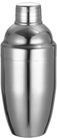 Shaker Cocktail,Shaker Caffe Freddo Shaker For Cocktail In Acciaio Inossidabile Da 500 Ml, 3 Pezzi(Silver)