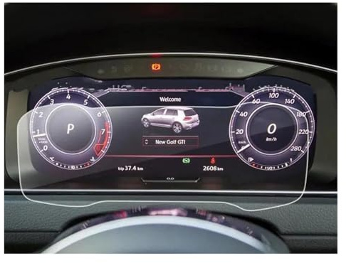 Xgupxuc Navigation Screen Protector For Golf 7 Digital Cockpit 12.3 Inch 2018 Car Instrument Displayinterior Film Fittings Screen Protector Tempered Glass