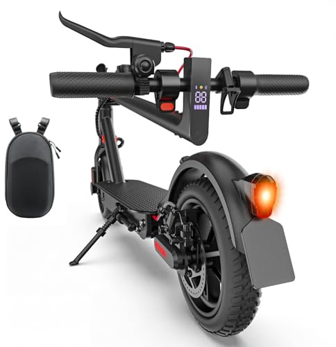 E Scooter mit Straßenzulassung Max 30 km Reichweite,8.5 Zoll Elektroroller mit Wabenreifen Duales Bremssystem 20km/h,Elektro Scooter bis 120kg für Herren Damen