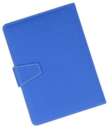 Plyisty Cuaderno Digital con Lápiz Inteligente, Tecnología de Reconocimiento OCR, Digitalización Síncrona en Tiempo Real, Diseño 3 en 1, Cuaderno Inteligente para Escribir Notas (Patrón De Lino Azul)