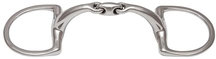 Stübben Gebiss 2451 Easy Control Anatomische D-Ringtrense - 12,5 cm - 16 mm - Edelstahl