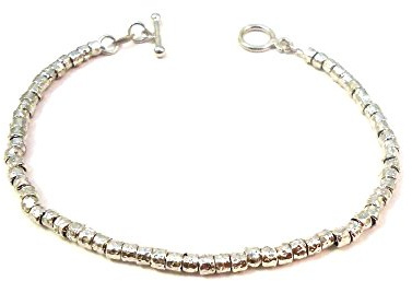 BRACCIALE DA DONNA IN ARGENTO RODIATO ORO BIANCO 18 KT