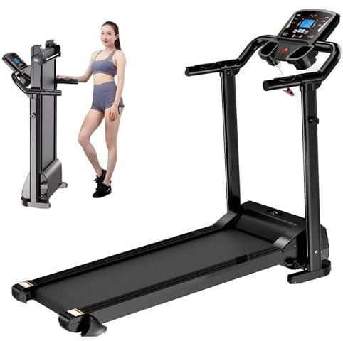 Electric Motorised Folding Treadmill Heavy Duty 1.5 HP Indoor Walking, Running, Jogging Exercise Gym Machine Folding Treadmill for Home Use | Best for Cardio Fitness Home and Office Fitness Workout