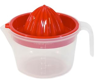 Rigamonti Spremiagrumi Baby manuale. Spremi arance e limoni con contenitore di raccolta graduato e beccuccio. Facile da usare, smontabile e lavabile in lavastoviglie. Per uso casalingo.