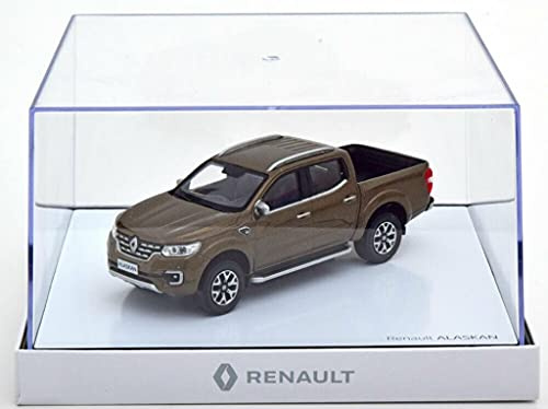 OPO 10 Auto in Miniatura 1/43 Compatibile con Renault Alaskan Colore Marrone - R153