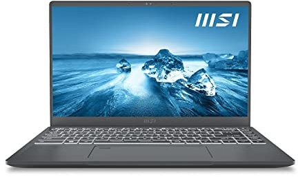 MSI Prestige 14 EVO 14 FHD Ultra Thin and Light Professional Laptop: Intel Core i7-1260P Iris Xe 16GB LPDDR4X 512GB NVMe SSD, Thunderbolt 4, MicroSD Card Reader, Win 11 Pro: Carbon Gray A12M-011