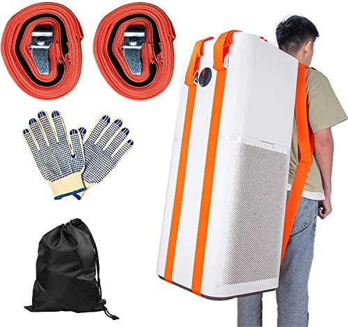 YELIKIT Tragegurte Umzug für eine Person, Umzugsgurte für Möbel & Geräte Heben, Schwerlast Zurrgurte bis zu 270Kg Ergonomischer Griff mit Einstellbarer Länge - Guter Helfer beim Transportieren