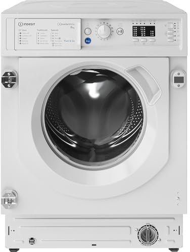 Indesit PushandGo BI WMIL 81485 UK 8 kg Built-in Washing Machine